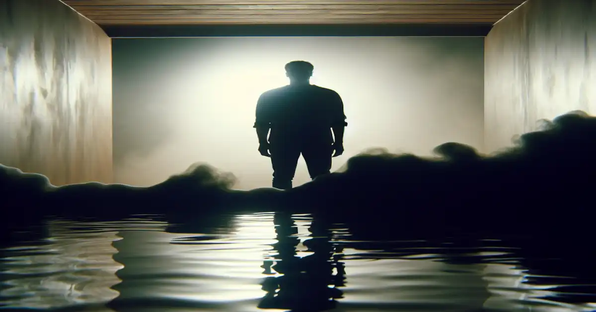 soñar con agua sucia desbordada