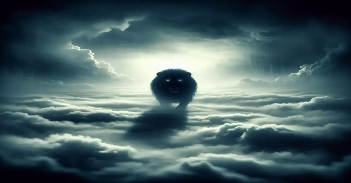 escaping from lion in dream meaning