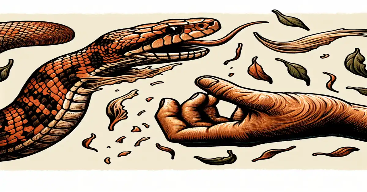 snake bite on right hand dream meaning