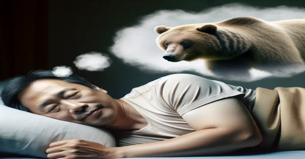 soñar con un oso que te persigue